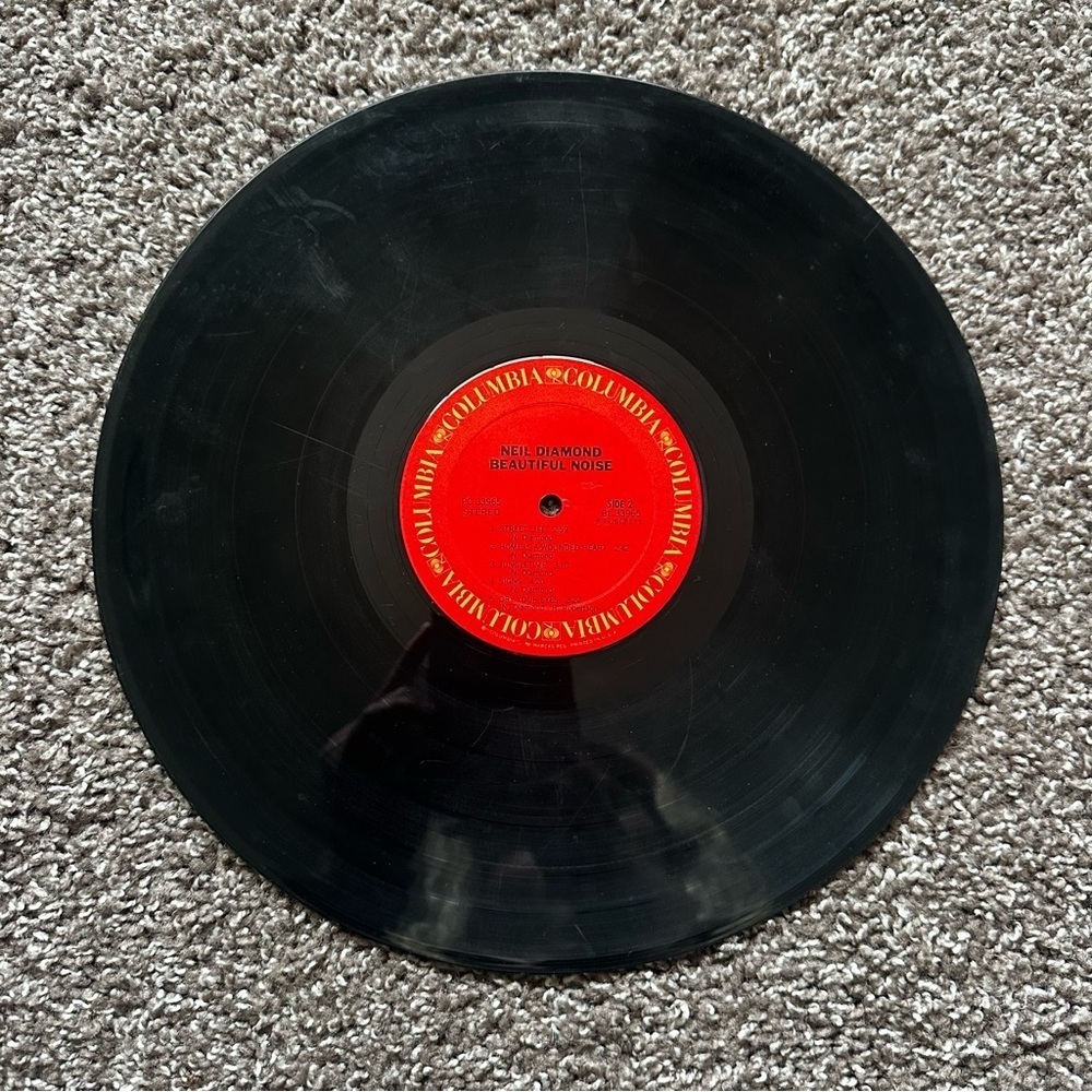 Vintage Neil Diamond Beautiful Noise Vinyl Record - Picture 7 of 9